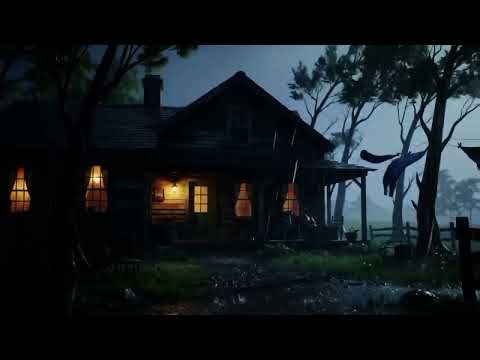 No ads Night Wind & Heavy Rain Ambience – Relaxing Storm Sounds for Sleep, Focus & Stress Relief