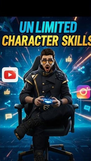 CHARACTER SKILS UNLIMITED ALL MODE☠️