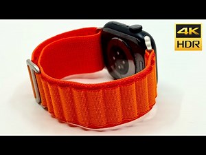 Orange Alpine Loop 🟠 for Apple Watch ⌚️ 42mm, 44mm & 45mm