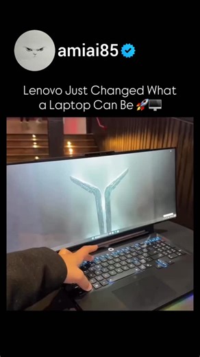 amiai85 on Instagram: "Follow @amiai85 To Learn Something New Daily!! Check out Lenovo's revolutionary Rollable Laptop concept, redefining adaptive hardware. With a button, the 12-inch screen seamlessly expands to a 15.3-inch portrait display. The genius lies in its engineering - a flexible OLED panel wrapped around a precision motorized roller. This innovation tackles the biggest limit of mobile productivity: vertical screen space. Coders, writers, and traders can view more code, documents, or 