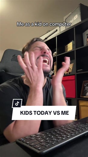 This explains a lot 😁 #relatable #comedy #skit #fyp #nostalgia | computer