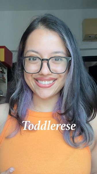 I learnt a new language - Toddlerese??? 🤣