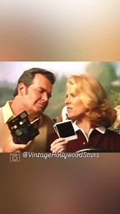 VintageHollywoodStars on Instagram: "James Garner, known for roles in Maverick and The Rockford Files, appeared in popular Polaroid camera commercials with Mariette Hartley in the late 1970s and early 1980s. The chemistry between James and Mariette led many viewers to mistakenly believe they were married. Mariette wore a t-shirt stating, “I am not Mrs. James Garner” to address this issue. Kodak Sun Camera. 1982. 🌞 @vintagehollywoodstars . . . . #camera #cameras #photographer #photographe