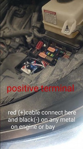 How to jump start or use booster on hybrid vehicle toyota?