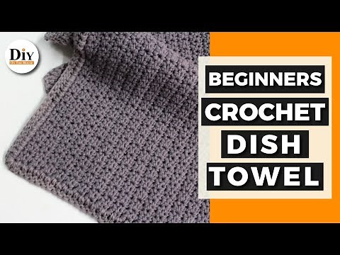 Cotton Yarn Projects: Beginner Cotton Crochet Washcloth - EASY & FUN!