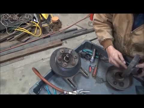 Fan clutch repair on a big truck