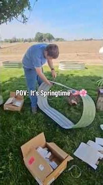 How to set up Galvanized Garden Bed?🇺🇸#DIY #farmlife #Amazonfinds #GardenBed #filipina #spring