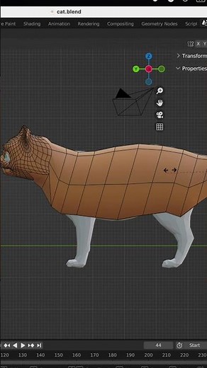 Cat in Blender -part 2