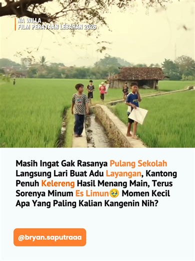 Momen apa nih yang buat kalian kangen sama masa kecil?🥹 #DuniaAnak #NaWilla #FilmNaWilla #DuniaNaWilla #CeritaNaWilla #tiktokainment #fypppppppppppppp #masukberanda #anak #viral #4u #chillhood #innerchild #viralvideo #filmanak #bioskopindonesia #filmterbaru #rekomendasifilm #fyppppppppppppppppppppppp #fypシ゚