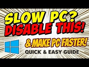 How To Disable Startup Programs 🚀 Speed Up Windows 10/11 (Quick & Easy Guide)