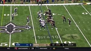 New Orleans Saints QB Drew Brees threw for 346 yards and FOUR TDs to give the Los Angeles Rams their first loss of 2018. #LARvsNO | NFL