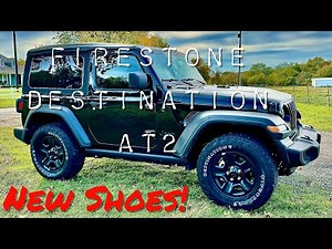 Firestone Destination AT2 tires on my 2023 Jeep Wrangler Sport - the tire changes everything!
