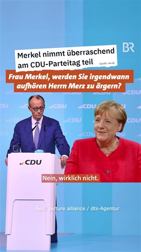 quer on Instagram: "Angela Merkel wird Ende Februar erstmals seit ihrem Rückzug aus dem Kanzleramt wieder an einem CDU-Parteitag teilnehmen. Zuvor hatte sie Einladungen zu solchen Veranstaltungen konsequent abgelehnt. Nun reist sie zum Bundesparteitag nach Stuttgart und folgt damit einer offiziellen Einladung der Partei. Ihr Büro bestätigte, dass Merkel am ersten Veranstaltungstag als Ehrengast anwesend sein wird, unter anderem bis zur Wahl des Parteivorsitzenden. Auf dem Parteitag soll Friedric