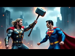 SUPERMAN DESTROYS THE THOR! (Full Fight Scene)