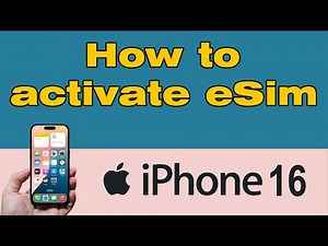 How to Activate eSIM on iPhone 16 | Step-by-Step Tutorial