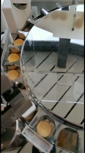 Checking some big tablets on the UTS automatic tablet tester