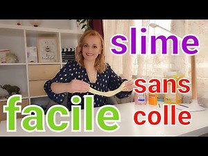 la recette de slime sans colle la plus facile au monde