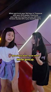 1.3K views |  “NEVER BACK DOWN, NEVER WHAT?”  ...Never miss a weekend bonding session at Timezone! ️ Bring your loved ones to Timezone now and make the most of your weekend together. ‍‍‍﫶 #TimezoneSingapore #Timezone #TheExperienceMaker #SuperFun #Weekend #TZWeekend | Timezone Singapore | Facebook