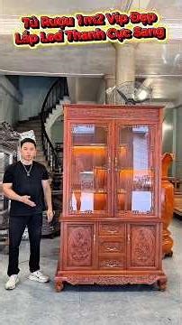 1.2m Wine Cabinet with Rosewood Finish and LED Strip Lights - Extremely Elegant, Priced at just o...