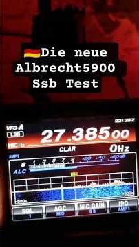 🇩🇪Die Neue Albrecht ae5900 SSB Test