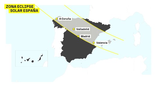 Así es el ensayo clave para no perderse el eclipse total de agosto