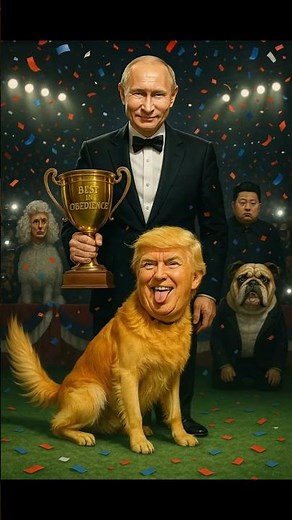 🐶 Trumpdog wins Best in Show! 🏆😂 #Trump #Putin #parody #funny #memes