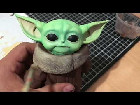 Pintando a Baby Yoda - The Child - Grogu | Impresión 3D
