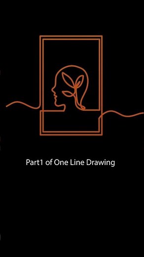 One Line Drawing. Part1 #shorts #drawing #drawingtutorial