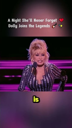 Dolly’s Rock & Roll Hall of Fame Moment 🎸✨