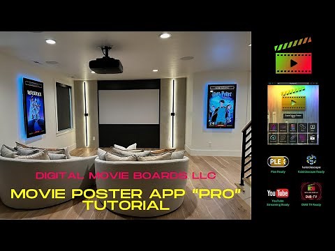 Digital Movie Boards Movie Poster App "PRO" Tutorial