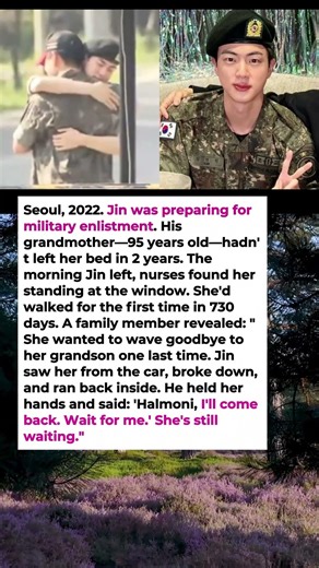 What Happened to BTS Jin's Grandma on His Military Enlistment Day Will Shatter You