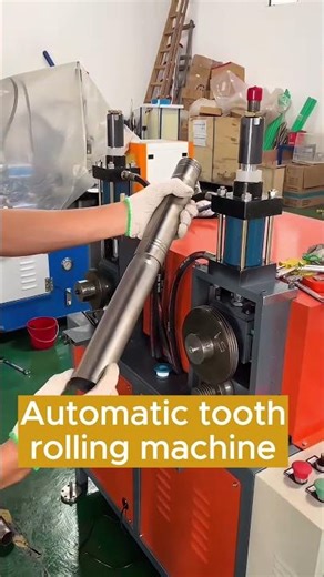 Automatic tooth rolling machine #machine #machinerychannel #welding #factoryproducts #cnc #cncmill