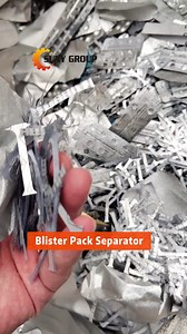 43K views · 226 reactions | Turn medical blister pack waste into valuable aluminum and plastic. Our Blister Pack Separator delivers stable operation, high separation purity, and reliable performance for pharma waste recycling. Ideal for aluminum-plastic blister packs, pharma packaging waste, and composite materials — helping recyclers turn waste into real profit. ♻️ | Suny Machinery | Facebook