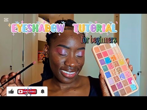 SIMPLE EYESHADOW TUTORIAL FOR BEGINNERS -step by step