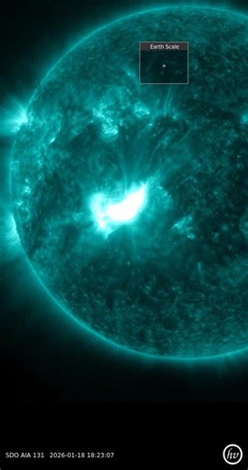 Major X1.9 flare around AR 4341. Earth directed CME likely-18.1.26