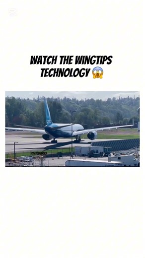 B777X wingtips technology 😱 #B777X #aviation #atcdiaries #newplane #wingtips