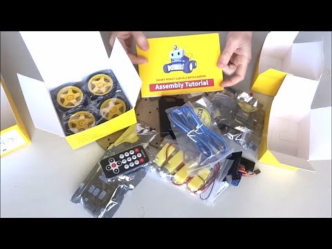 Unboxing Elegoo Smart Car Arduino Robot KIT Version 4.0 With ESP32 and WiFi Camera