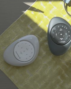 Small yet mighty. Simple yet chic. Our Pebble Remote for PowerView Automation makes the whole system more fun, seamless and intuitive to enjoy – plus it’s offered in many stylish colors. Learn more: https://bit.ly/3puWuQE Design: @laurencollanderinteriors, @beyond_shades | Hunter Douglas