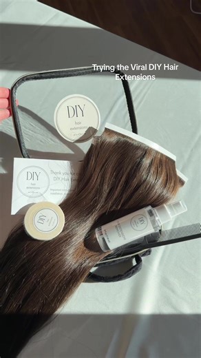 Installing your own hair extensions doesn’t have to be complicated❤️This DIY kit was made to be easy to learn, comfortable to wear, and reusable so you stay in control of your hair. #diyhairextensions #beautyhacks #hairtips #athomehairexstensions #hairtok