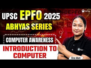 UPSC EPFO Free Classes 2025 | EPFO Computer Awareness Free MCQs | Online Course Free | EduTap Abhyas