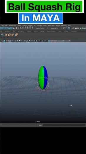 Stretch & Squash Like a Pro! Rig a bouncing ball in Maya using the Squash Deformer #BallRig