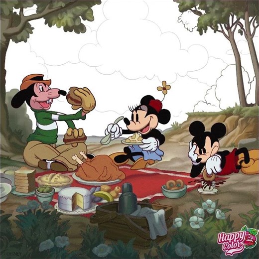 [Happy Color] Mickey Mouse #64