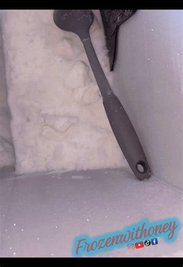 Man down. Warranty claim loading… Stretching this frost like Keith Sweat stretched them runs in 1987🥶🍯. #FrozenWitHoney Sidenote: excuse the breathing. Allergies still got me a little stuffed up. #freezerfrostasmr #tiktokasmr #asmr #VisualASMR