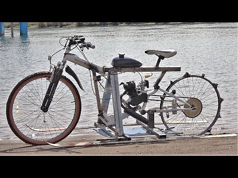 水上自転車作ってみた！原型がねーｗ