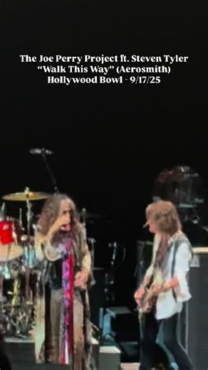 When a surprise #Aerosmith reunion is just the opening act… Read our full review of Wednesday night’s historic show by The Who and The Joe Perry Project (ft surprise guests Steven Tyler and Slash) at Hollywood Bowl at link in bio. 🎥: @josh_e_martin #aerosmith #hollywoodbowl #steventyler #joeperry #liveforlivemusic | Live For Live Music