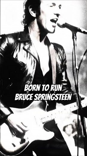 "Born to Run" by Bruce Springsteen #80smusic #countryfolkdramatic #cowboysong #music #ccr #oldies