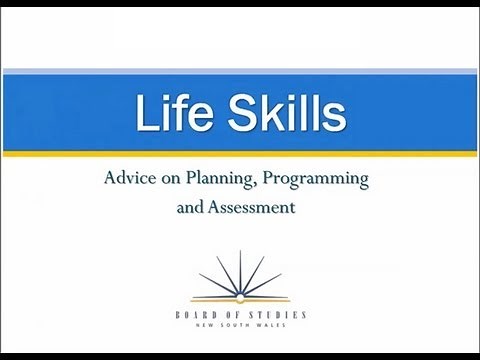 Life Skills: Advice on Planning, Programming and Assessment