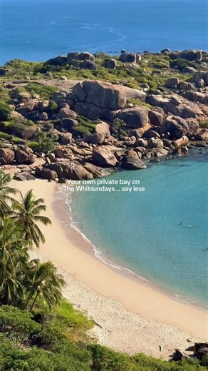 Queensland on Instagram: "A private-bay kind of holiday feeling ✨🌴🌊 Clear water, slow moments and that Whitsundays magic that feels straight out of a postcard. 🎥 TT: mikpene | IG: @mikaylapene 📍 Horseshoe Bay, @whitsundaysqld #QueenslandHolidayFeeling #ThisIsQueensland #SeeAustralia #LoveWhitsundays"