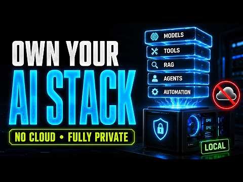 Build Your Own Fully Private, Local AI Stack (Chat, RAG, Coding Agent, Automation)