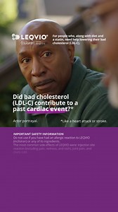 See how LEQVIO® may help lower bad cholesterol (LDL-C). | LEQVIO (inclisiran) | Facebook